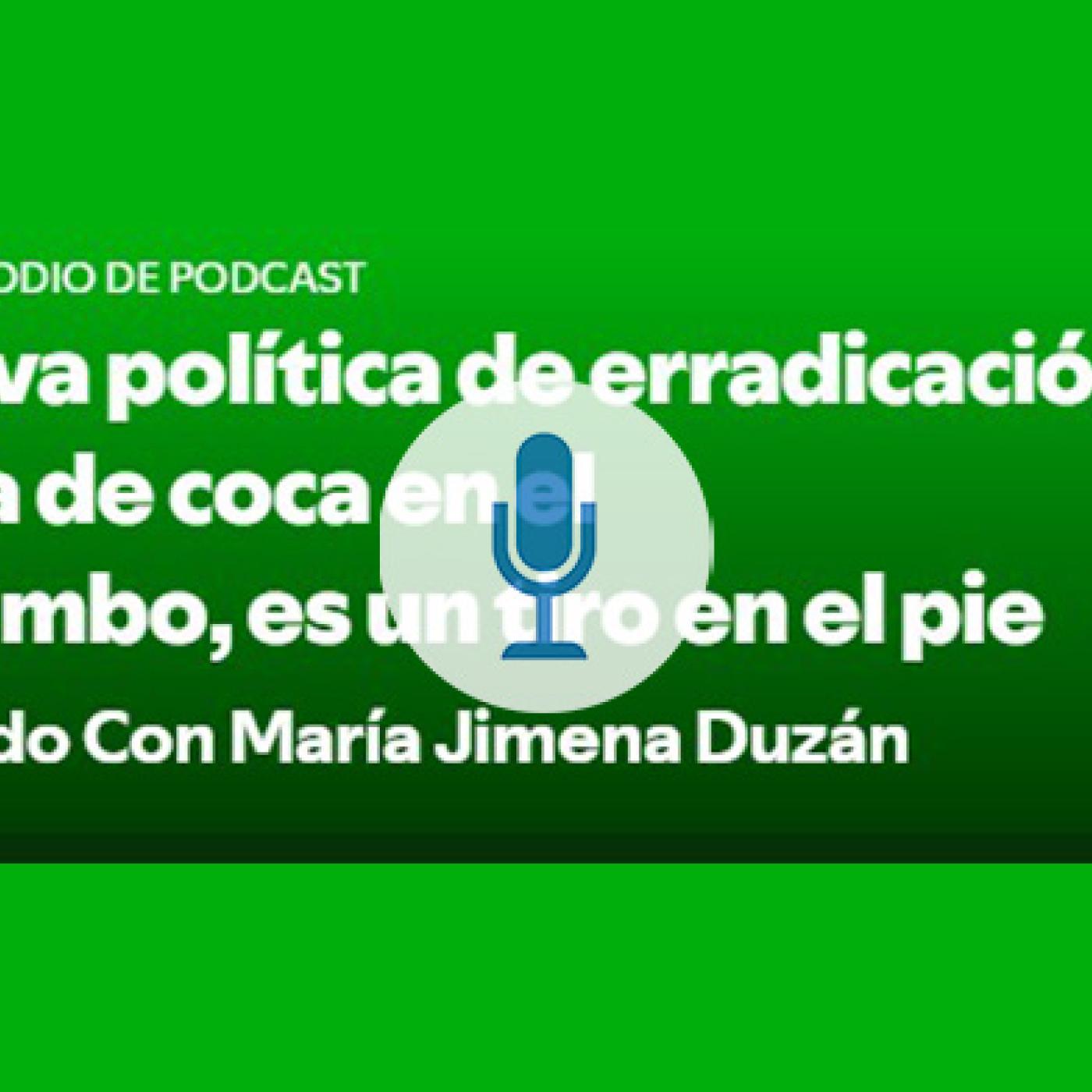 La nueva política de erradicación de hoja de coca en el Catatumbo, es un tiro en el pie