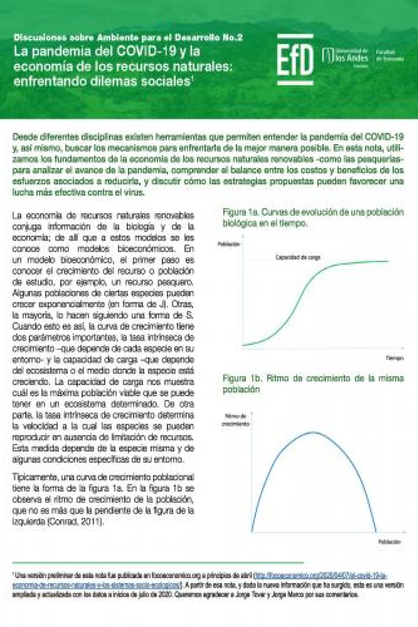 Discusiones sobre Ambiente para el Desarrollo No.2