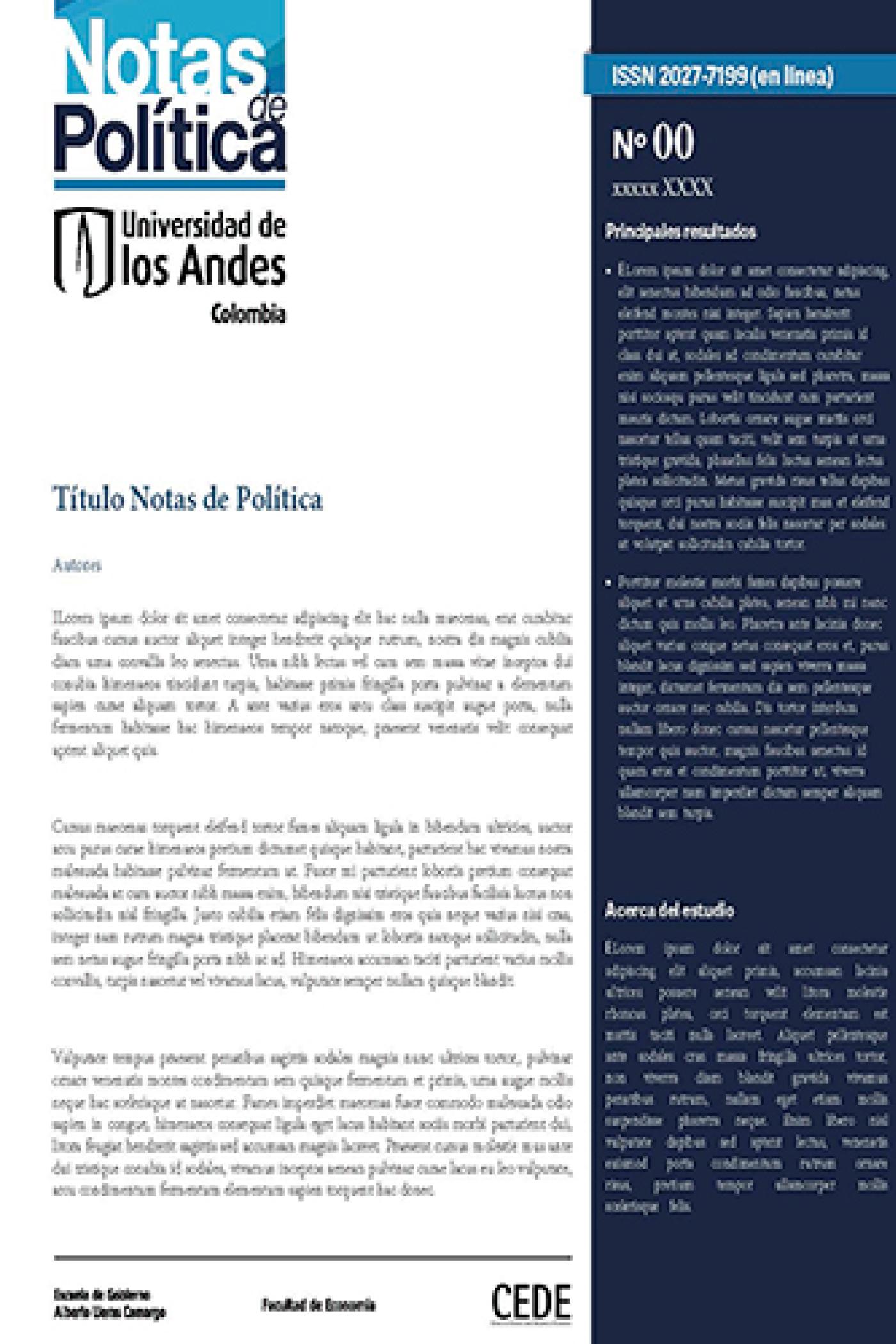 Notas de Política No. 03